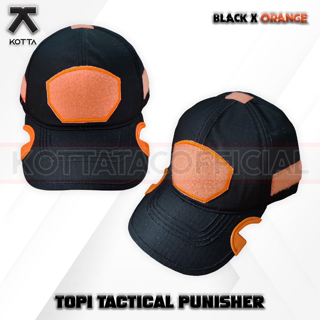 Topi Tactical Punisher Premium Coak Polos / Topi Velcro Coak Polos Premium/ Topi Tactical