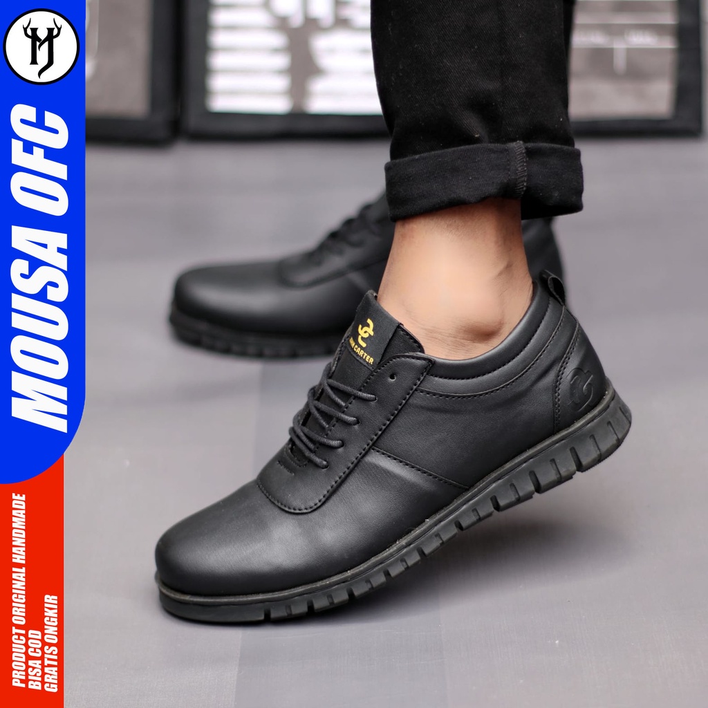 Sepatu Kasual Formal Pria Sepatu Sneakers Kulit Syntetic Casual New Trend Mousa Wtfing