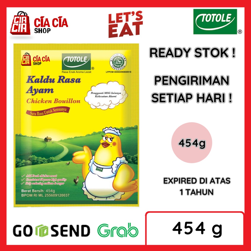 Totole kaldu ayam 454gr Totole Kaldu Rasa Ayam 454 gram HALAL MUI BPOM