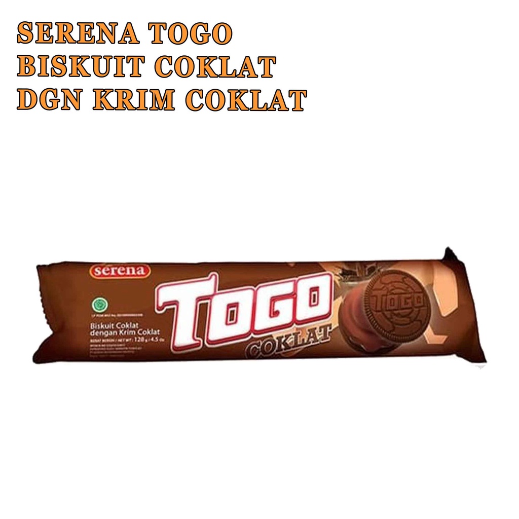 TOGO SERENA BISKUIT COKLAT DENGAN KRIM COKLAT 128g