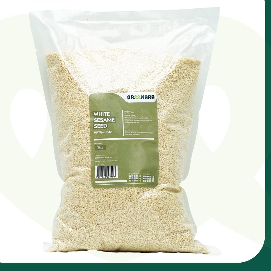 

✥ white sesame seed 1kg / wijen putih 1kg ☁