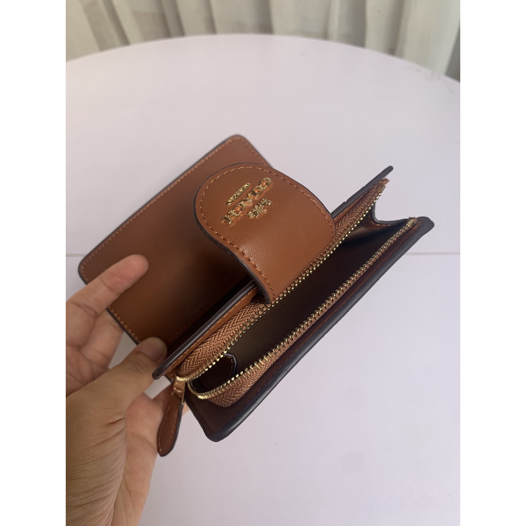 （Shopee Live）0082-8 0082 COACH counter new ladies mid-length wallet,   qianbao