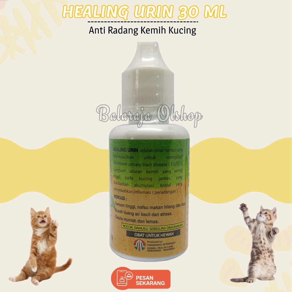 Healing Urin cat anti radang kemih untuk kucing 30 ml