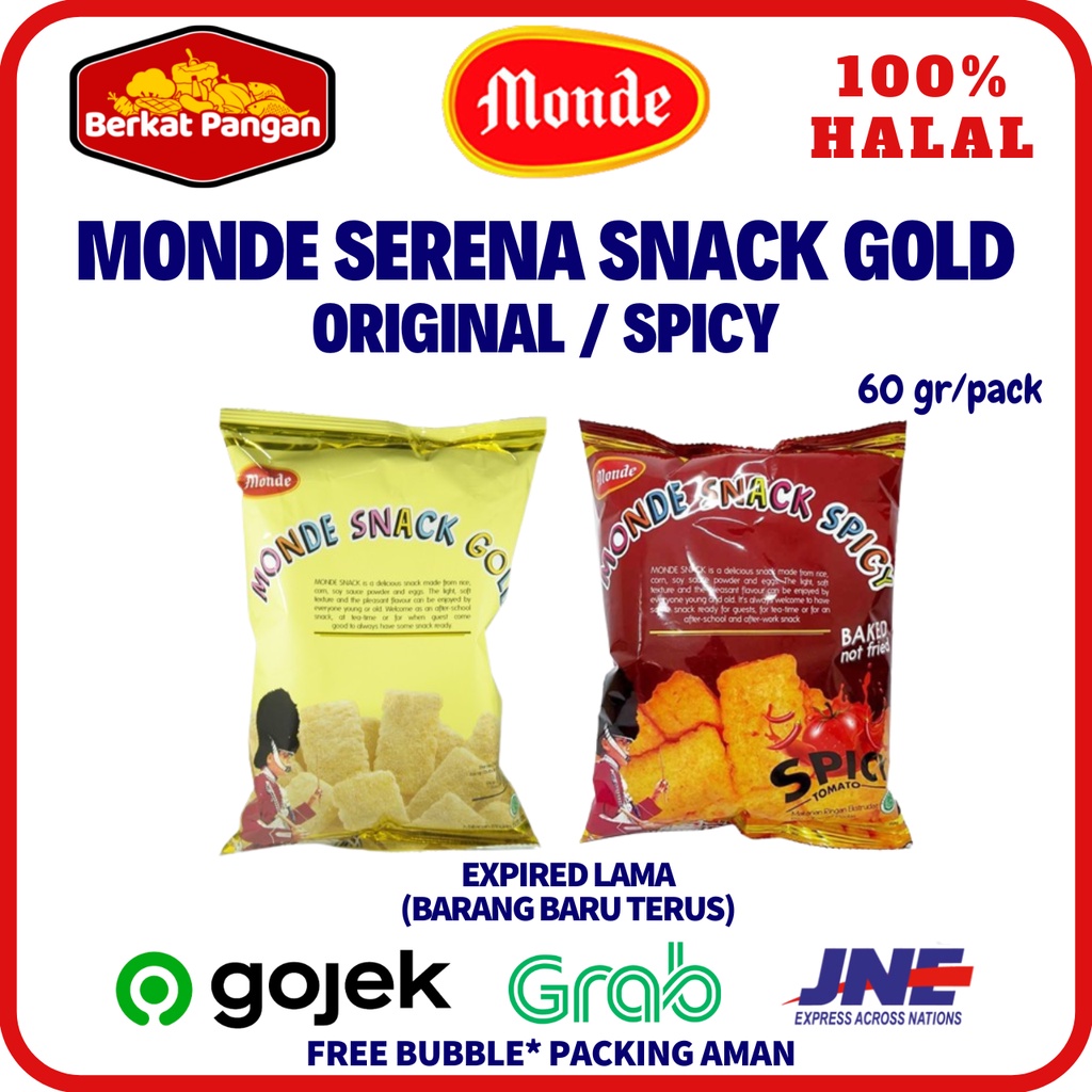 Monde Serena Snack Gold &amp; Monde Serena Spicy 60g