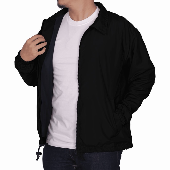 Coach Jaket - Jaket Parasut Pria dan Wanita - Hitam, M Berkualitas G9C2