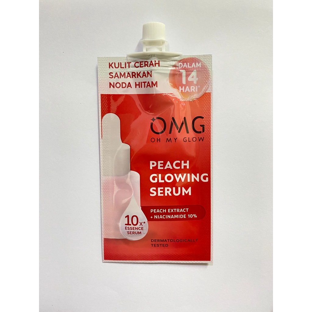 OMG Oh My Glow Peach Glowing Serum Sachet 7,5gr