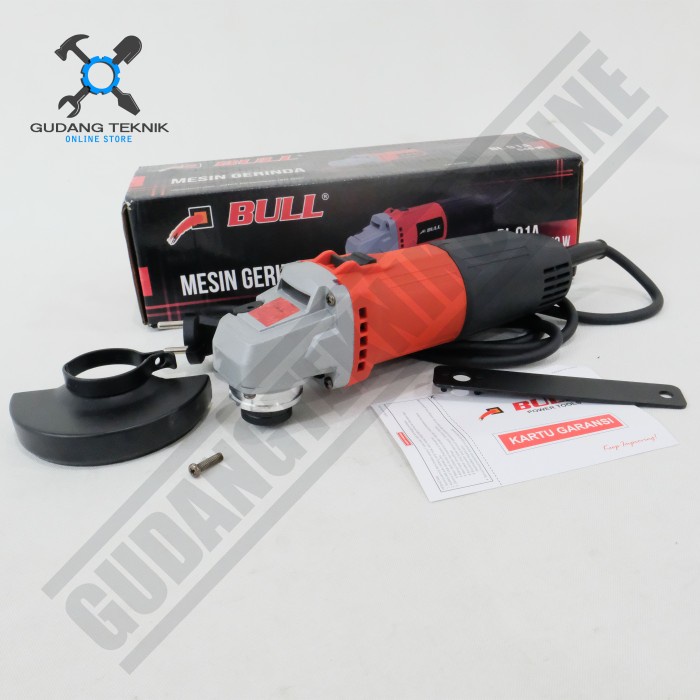 Mesin Gerinda Tangan Listrik 4&quot; 540 Watt BL91A BULL / Electric Angle Grinder Disc Grenda Gurinda Listrik 540W BL 91A BULL