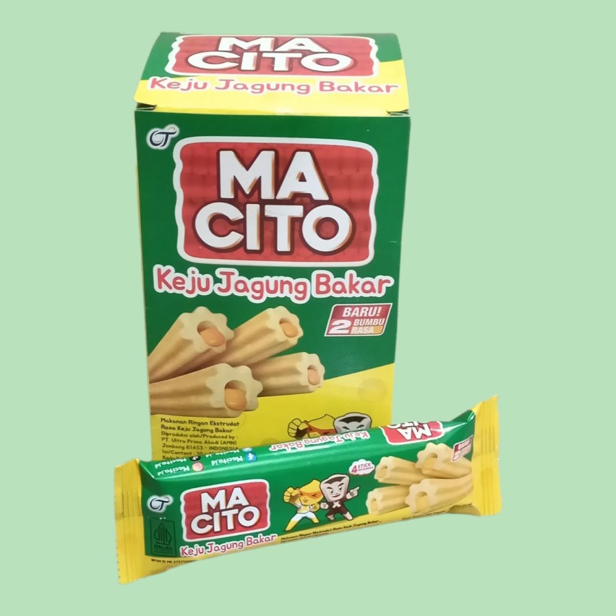 OT MACITO Snack Keju Jagung Bakar 10x11gr