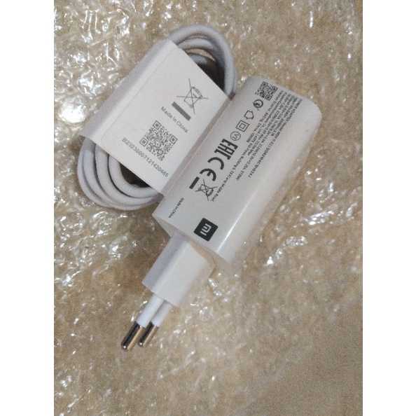 (TURBO CHARGE) Charger xiaomi 33 Watt Type C Original Fast Charging Turbo Ori 100% Bekas Copotan