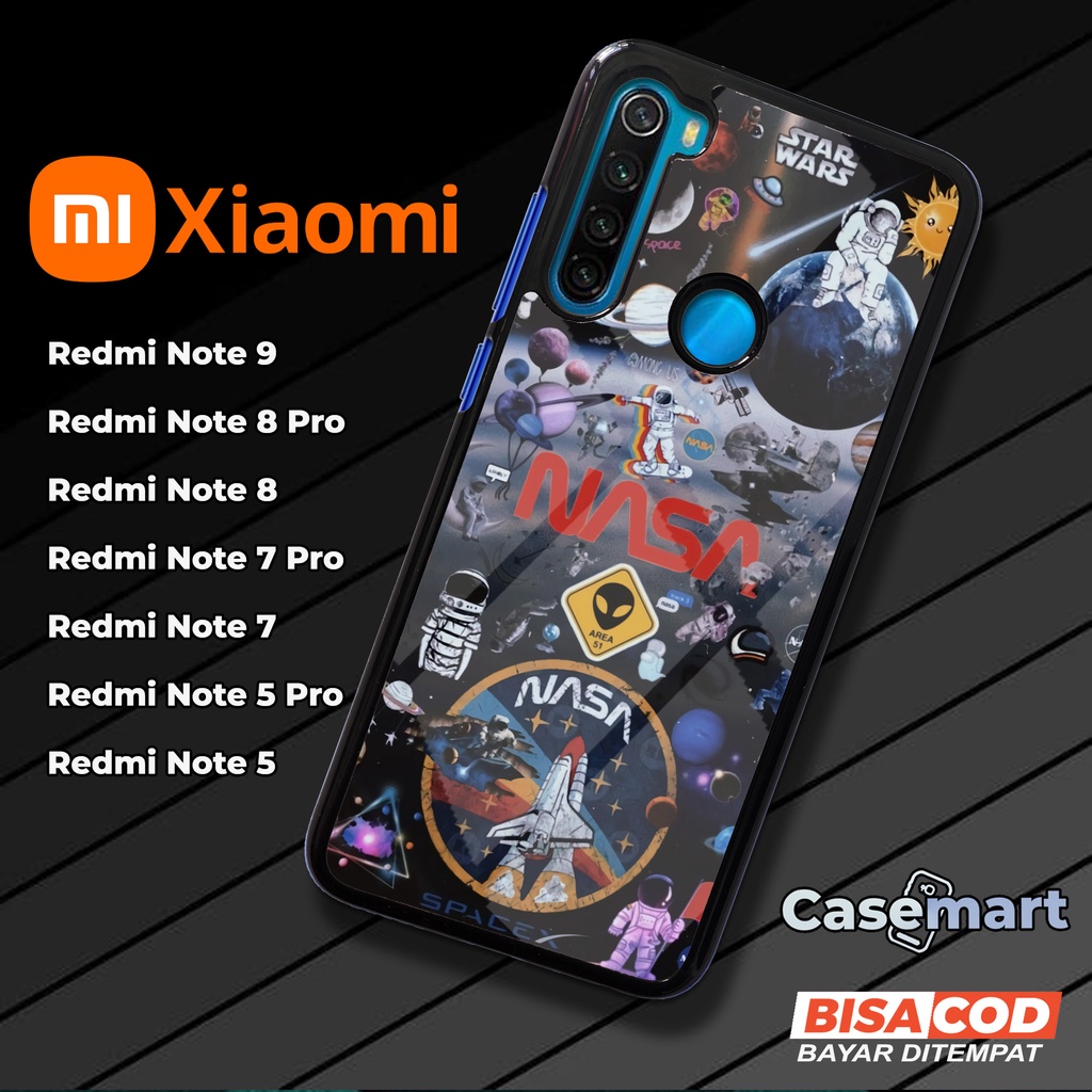 Case Redmi Note 5 Note 5 Pro Note 7 Note 7 Pro Note 8 Note 8 Pro Note 9 [NASA] Casing Hp Redmi Note 