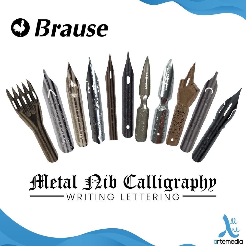 

Mata Pena Kaligrafi Brause Metal Nib Calligraphy Writing Lettering