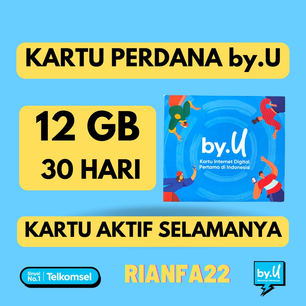 by.U Yang Bikin Nagih - 12 GB | 30 Hari