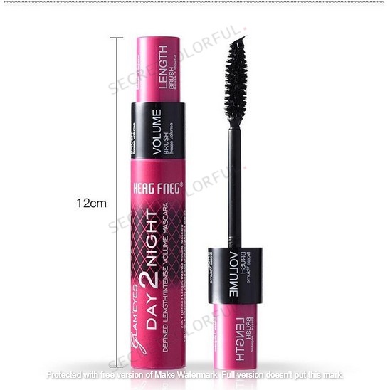 HENGFEI Waterproof Long-Lasting Thick Mascara Blooming And Curly Maskara badai tahan lama dan anti air