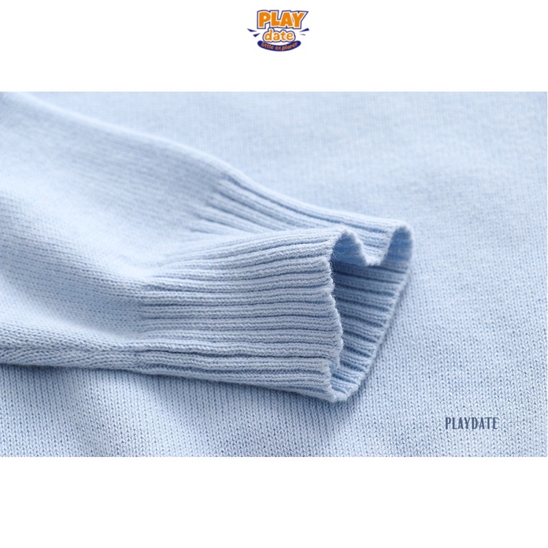 Playdate Baju Sweater Cardigan Anak Laki Laki Perempuan Balita 1 samlai 6 Tahun Rajut Korea