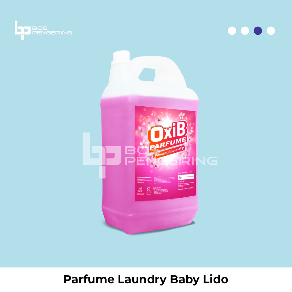 Pewangi Pakaian Laundry OxiB Parfum Aroma Baby Lido 5 Liter Lembut Awet