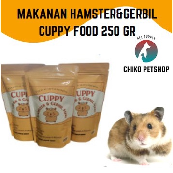 CUPPY Makanan Hamster &amp; Gerbil 250 gr