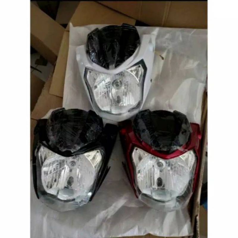 batok kepala set reflektor vixion new 2013 2014 all warna hitam merah putih
