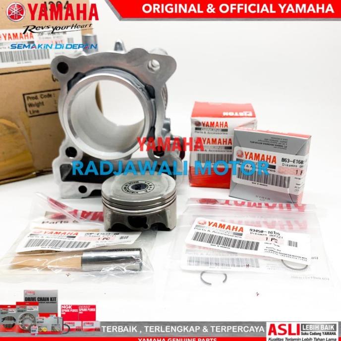 BLOK SEHER, PISTON KIT SET NMAX, AEROX 155 ASLI ORIGINAL YAMAHA