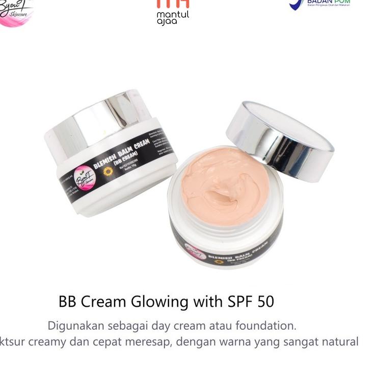 ️✔️✔️ MANTULAJAA - BB Cream Glowing with SPF 50 / Foundation Alas Bedak BPOM BYOUT by Nisa 