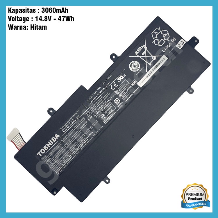 Baterai Toshiba Z830 Z835 Z930 Z935 Z960 PA5013U