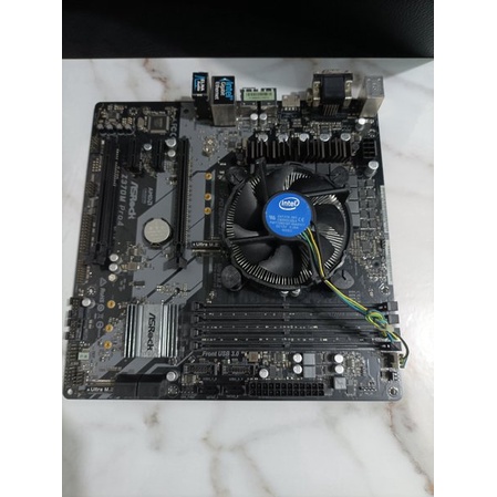 Motherboard Pc Gaming Gen 8 Asrock Z370M Pro 4 Paket Prosesor Intel Core I5 8600K Dual Ultra M.2 Ssd