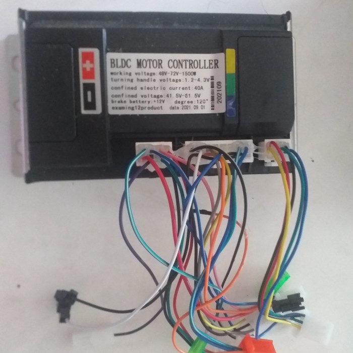 Controller Bldc Sinus 48V 72V 1500W Motor Listrik Sepeda Listrik #Original