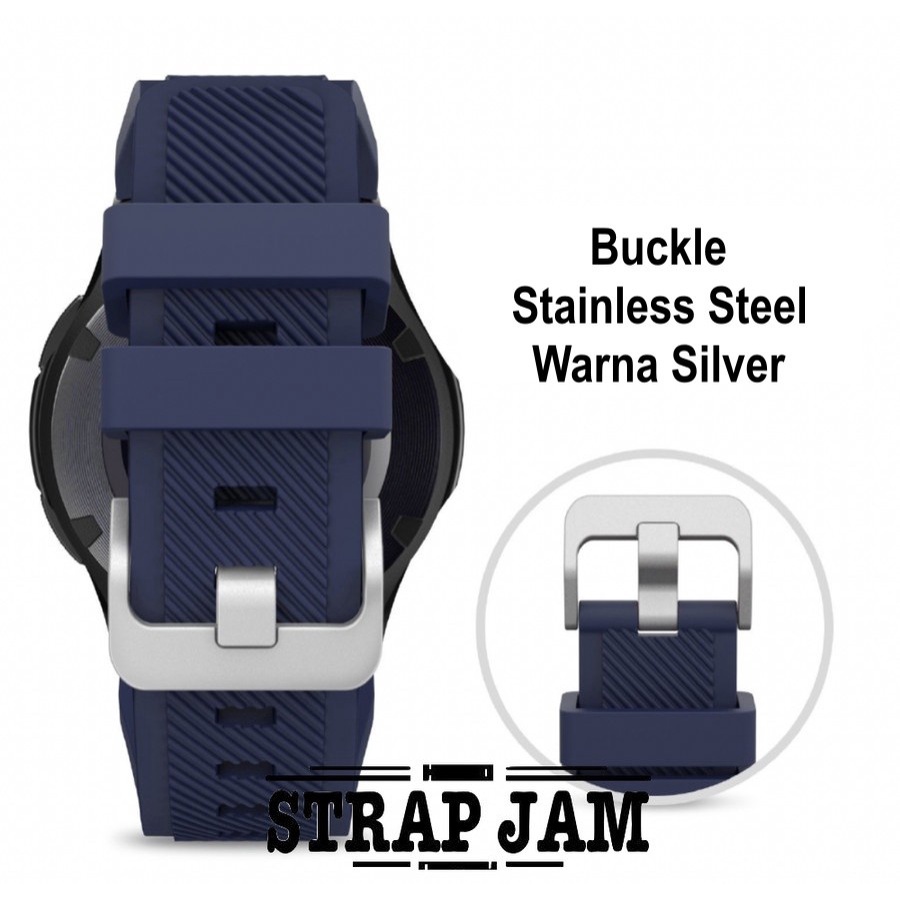 MS3 Tali Jam Tangan Xiaomi Watch S1 Pro 2023 - Strap Pria 22mm Rubber Silikon Pangkal Lebar