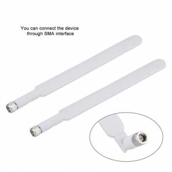 [2 PCS] Antena Router Penguat WiFi Jarak Jauh for Huawei B593 B880 B310 B890 4G 5dBi / Antena Penguat Signal Modem Wifi 4G Router Plug SMA Male / Antenna Antena Modem Router Wifi Huawei Network Booster / Penguat Sinyal Wifi Indihome Tembus Tembok Dinding