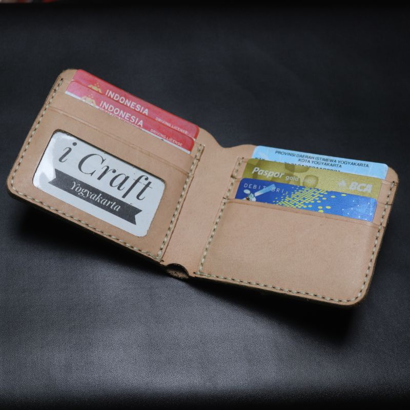 Dompet Kulit Sapi Asli Pria Wanita Full Kulit Tanpa Kain