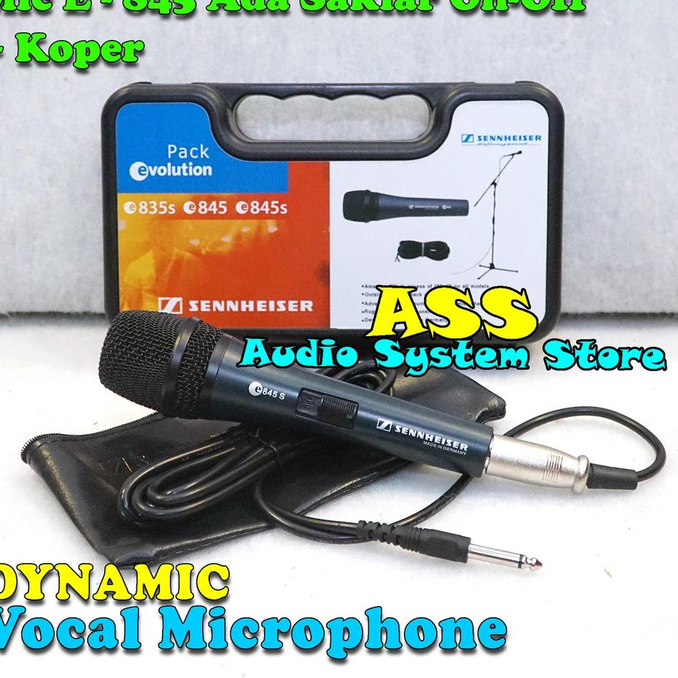 ♫ Mic Kabel E 845 Ada Saklar / Microphone Cable SENNHEISER E-835 Tanpa On-Off / Mic Dynamic E-835 E8