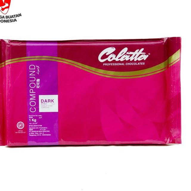 

℮ Cokelat Batang - Colatta Dark Chocolate Compound 1kg ☝