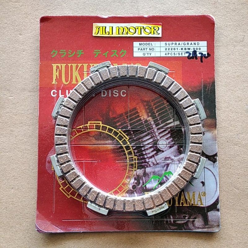 Kampas kopling supra gran legenda supra fit new prima 22201-KBW-900 ori FUKUYAMA