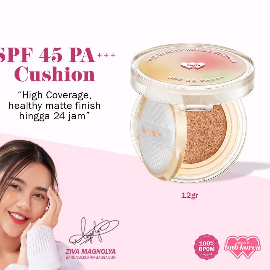 Termurah dan terbaik BNB barenbliss Korean Bloomatte True Beauty Inside Cushion「24H Full Coverage」 ?
