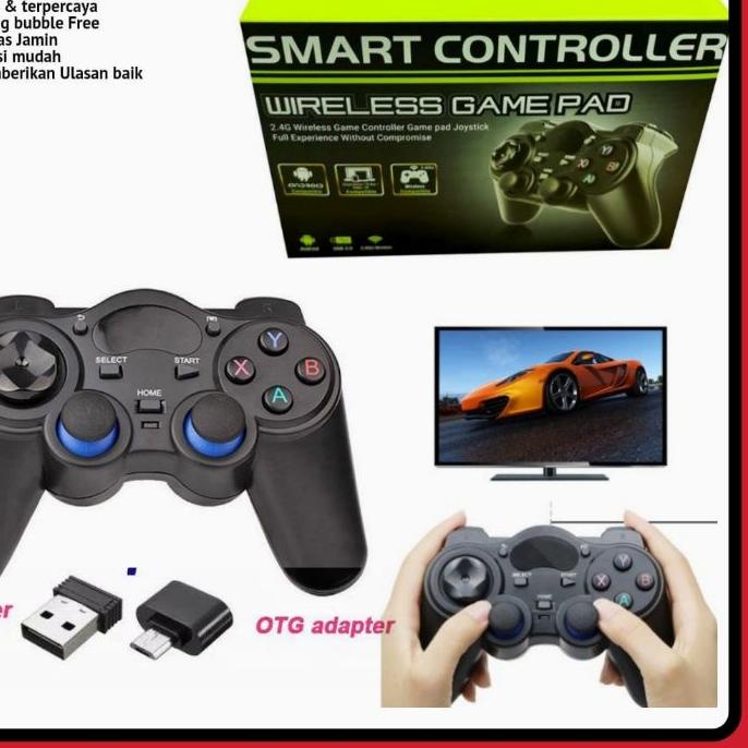 ➨ STICK STIK PS WIRELESS BUAT ANDROID TV BOX - SMART TV - GAMEPAD TV Android ۞