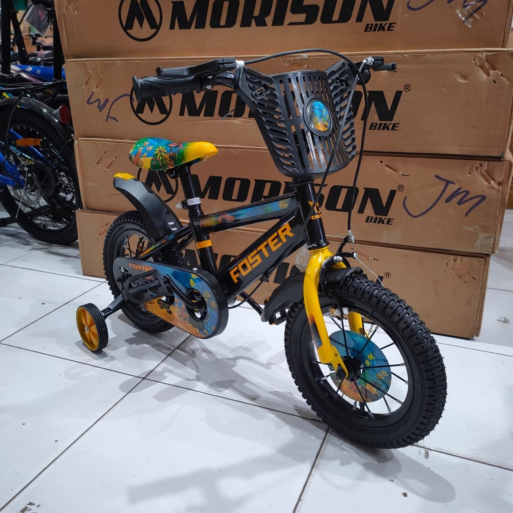 Sepeda Anak Cowok Bmx Ukuran 16 inch Foster Ban Pompa