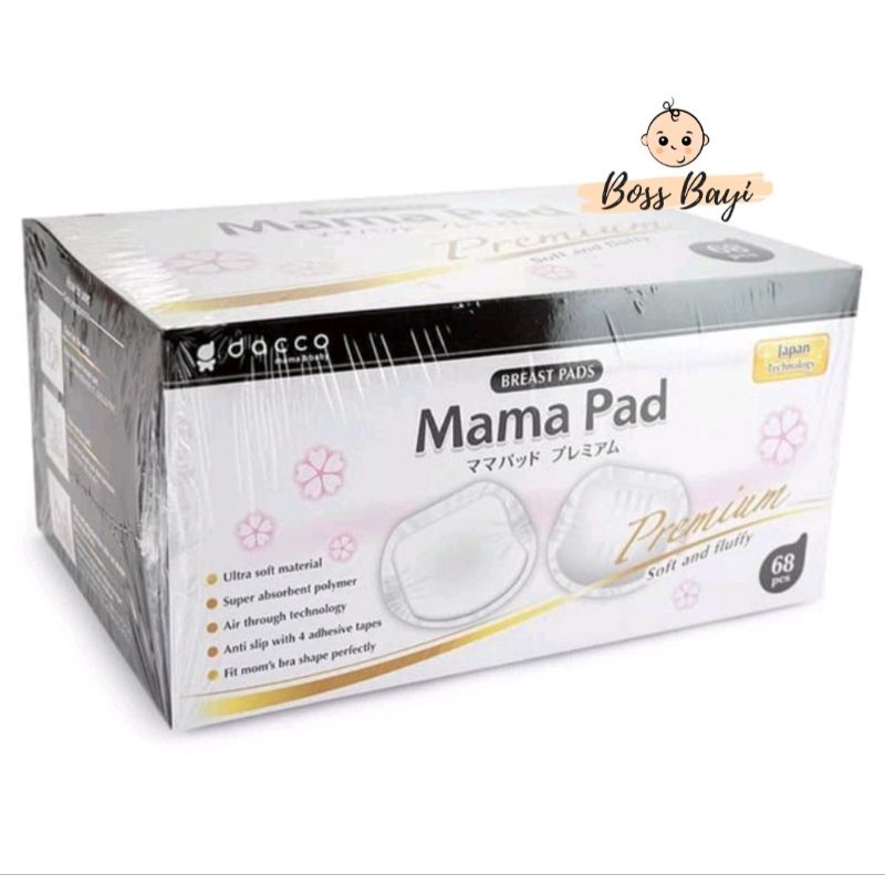 DACCO - Mama Pad  Breastpad PREMIUM 68pcs / Bantalan Penyerap Asi