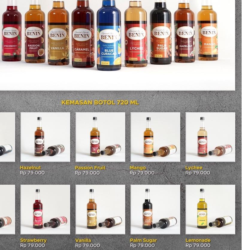 

★ Benin Syrup Minuman 720 ml - Varian Fruit ♥