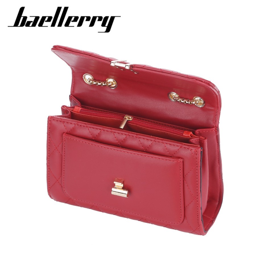 Travelmate BAELLERRY N3240 Tas Selempang Wanita Bahan Kulit PU Leather Premium