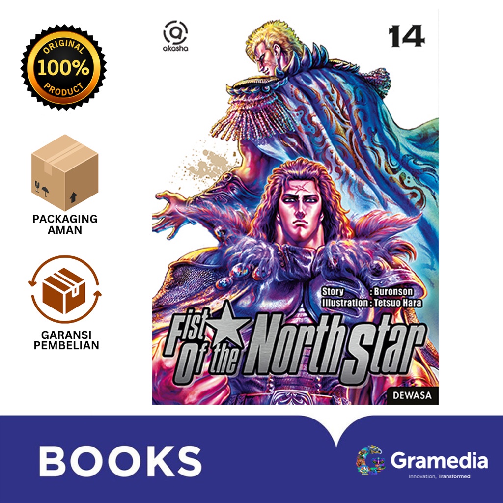 Gramedia Bali - AKASHA : Fist of the North Star 14