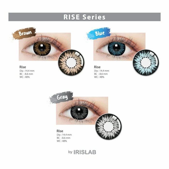 Softlens warna Rise / Softlens Rise 2 Tone 14,4mm