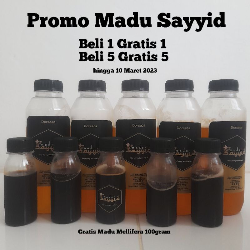 

Madu Dorsata Madu Sayyid 500 gram