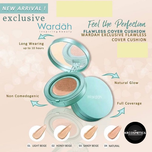 Wardah Exclusive Flawless Cover Cushion 15 gr