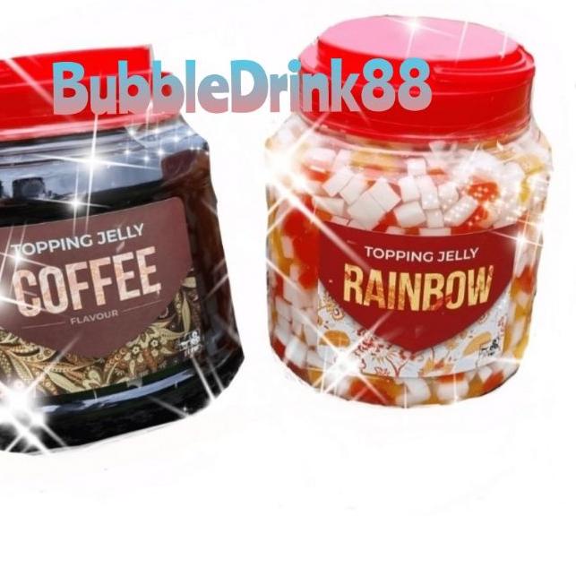

⅍ QQ Rainbow jelly QQ COFFEE JELLY premium itpin jelly 1.2kg Itpin ℮
