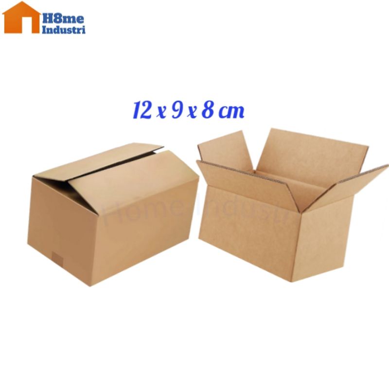 

Kardus packing box uk 12x9x8 packaging polos Type Single wall / 1ply