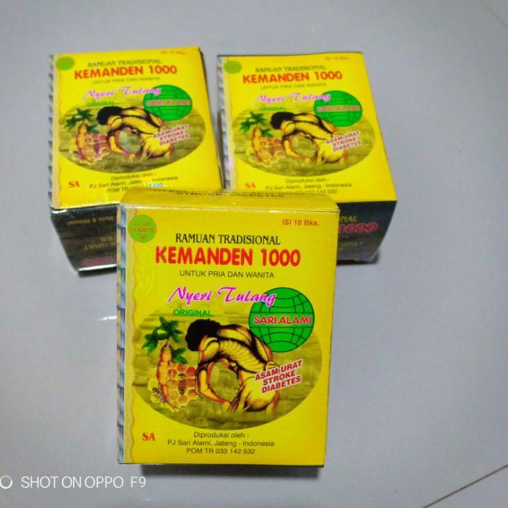 

8.8 KEMANDEN 1000 (nyeri tulang) bubuk/jamu/serbuk