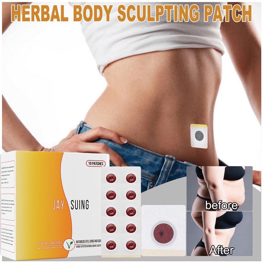 30pcs Slim Patch Koyo Pelangsing Badan Cepat Dan Ampuh Navel Pembakaran Lemak Slimming Pelangsing Perut Pelangsing Herbal Patch