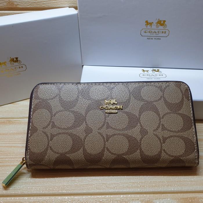Dompet Wanita Seleting Panjang Merk Coach