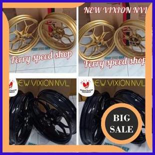 VELG PELEK RACING V ROSSI NEW VIXION NVL DEPAN DOUBLE DISC - PELEK VELG RACING ROSSI NEW VIXION NVL