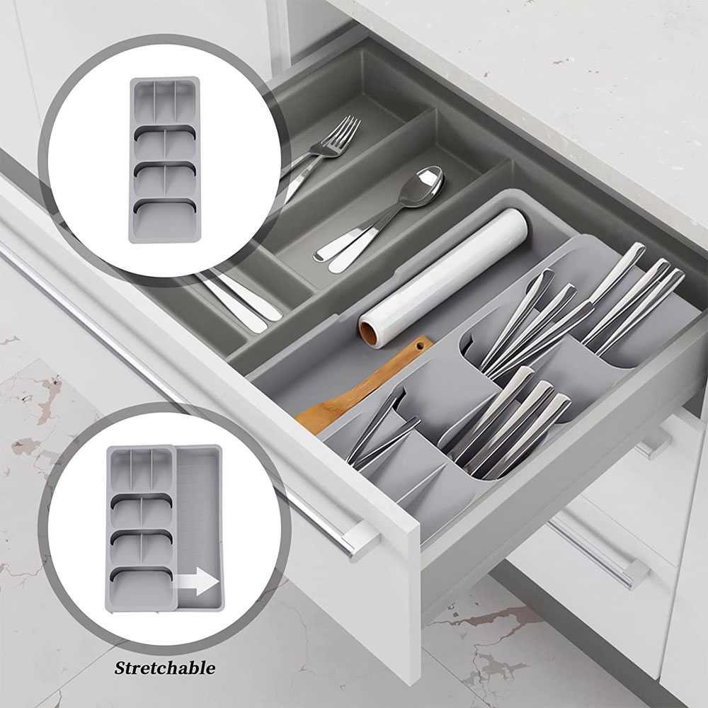 (BISA COD) FTIHSHP ANHICHEF Rak Organizer Dapur Tempat Sendok Garpu Tableware - PP24