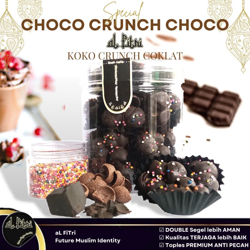 Koko Krunch Coklat Jar Premium Toples Hampers Parcel Hadiah Ramadhan Gift Kue Lebaran Parsel Cemilan